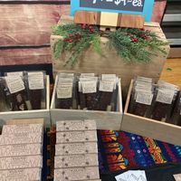 Selection of their chocolates for a holiday market on November 9, 2024  at Wildland Chocolate - Pop Up in Anchorage