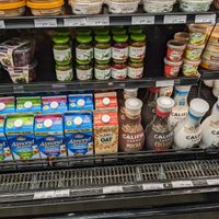Refrigerated milks at Grove Kosher Market in Fort Lauderdale