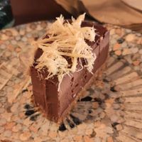 Schoko Halva Nachtisch, lecker aber viel zu süß. at TWO SIX NINE in Frankfurt