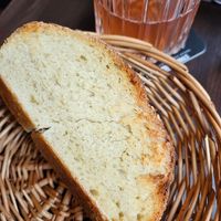 Toasted challah at TWO SIX NINE in Frankfurt