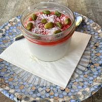 Malabi, 😋  lecker  at TWO SIX NINE in Frankfurt