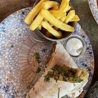 269 wrap with fries and veganaise  at TWO SIX NINE in Frankfurt