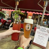 Lemonade and non-alcoholic beer  at 269 Two Six Nine in Frankfurt