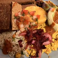 Columbian food  at Alebrijes in Frankfurt