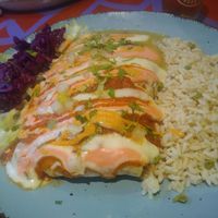 Burrito at Alebrijes in Frankfurt