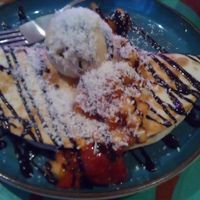 Solid dessert at Alebrijes in Frankfurt