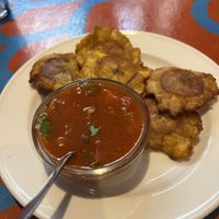 Patacones con Hogao  at Alebrijes in Frankfurt