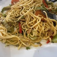 Pasta and vegetables   at Eden Cafe & Restaurant in Hoi An