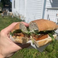 Vegan BLT (with tempeh bacon)  at Poseidon's Pantry in Chincoteague