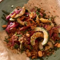 Jackfruit stoof met rijst   at Pizza Limone in T-loo Oldebroek