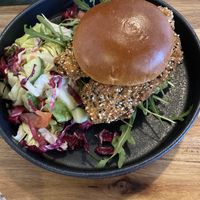 Crispy Auberginen Burger  at Blattgold in Hamburg