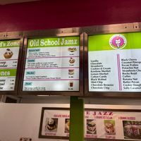 Menu at Jamz Creamery in Inglewood