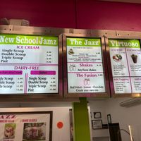 Menu at Jamz Creamery in Inglewood