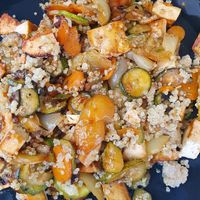 Number 3: quinoa, grilled vegetables and tofu at Vege Fast Food in Split