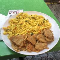 Oyster mushrooms   at Vege Fast Food in Split