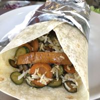 Seitan wrap  at Vege Fast Food in Split