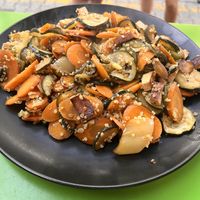 Grilled vege plate with tofu   at Vege Fast Food in Split