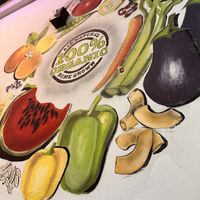   at Vege Fast Food in Split