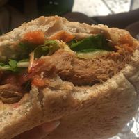 tofu burger  at Vege Fast Food in Split