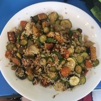 Quinoa and mixed vegetables  at Vege Fast Food in Split