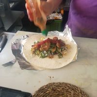 Burrito with tofu and soya at Vege Fast Food in Split