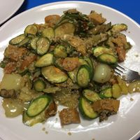Quinoa with grilled veg and seitan at Vege Fast Food in Split