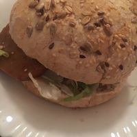 tempeh sandwich at Vege Fast Food in Split