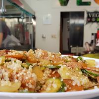 Yummy quinoa at Vege Fast Food in Split