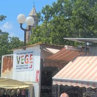Outside at Vege Fast Food in Split