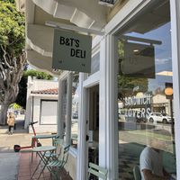Storefront   at B&T's Deli in Santa Monica