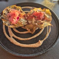 Artichoke starter at Almar in Tenerife