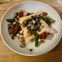 grüner Spargel mit Blätterteig   at Unterfreunden in Luebeck