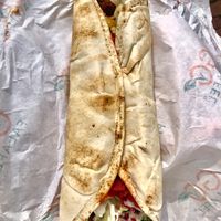 Falafel wrap  at Go Falafel - Piccadilly Gardens in Manchester