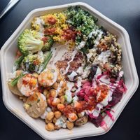 Salad Box at Go Falafel - Piccadilly Gardens in Manchester