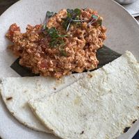 Tofu breakfast dish   at LONGEVITY f*cking good food! in Bogota