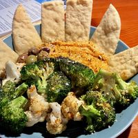 ROASTED RED PEPPER HUMMUS  at Bluewater Distilling in Everett