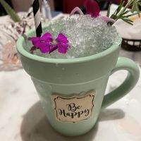 Drink with flower liquer    at Mamacita in Morrisville