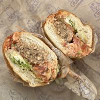 vegan meatless mike  at Ike's  in La Jolla