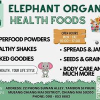 Flyer at Elephant Organic  in Chiang Mai