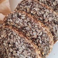 Special multi-seed bread at Elephant Organic  in Chiang Mai