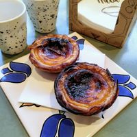 Vegan nata at Mister NATA in Amsterdam