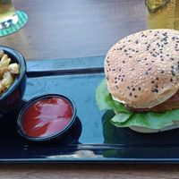 Not a Beyond Burger, not the price on the menu at OMG! Burger in Amsterdam