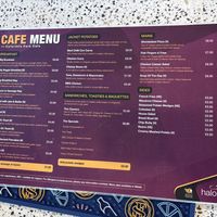 July ‘26 | menu  at Canolfan Visitor Centre and Cafe in Merthyr Tydfil