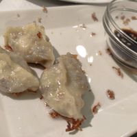 Gyozas fritidas (quase não deu tempo a fazer a foto! havia 8 😅) at Tian Jie in Nazare