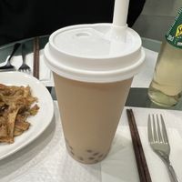 Boba tea - make sure to ask for vegan version with oat milk   at Tian Jie in Nazare