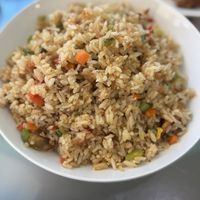 Fried rice with vegetables and soy meat  at Tian Jie in Nazare