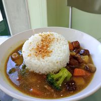 Vegetable curry at Tian Jie in Nazare