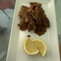 Soy meat (very sweet&sour crunchy)  at Tian Jie in Nazare