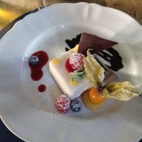 Vegan dessert (pear cream etc) 💚 at Figli dei Fiori Bistrot in Como