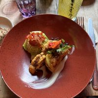 cauliflower with saffron couscous  at Figli dei Fiori Bistrot in Como